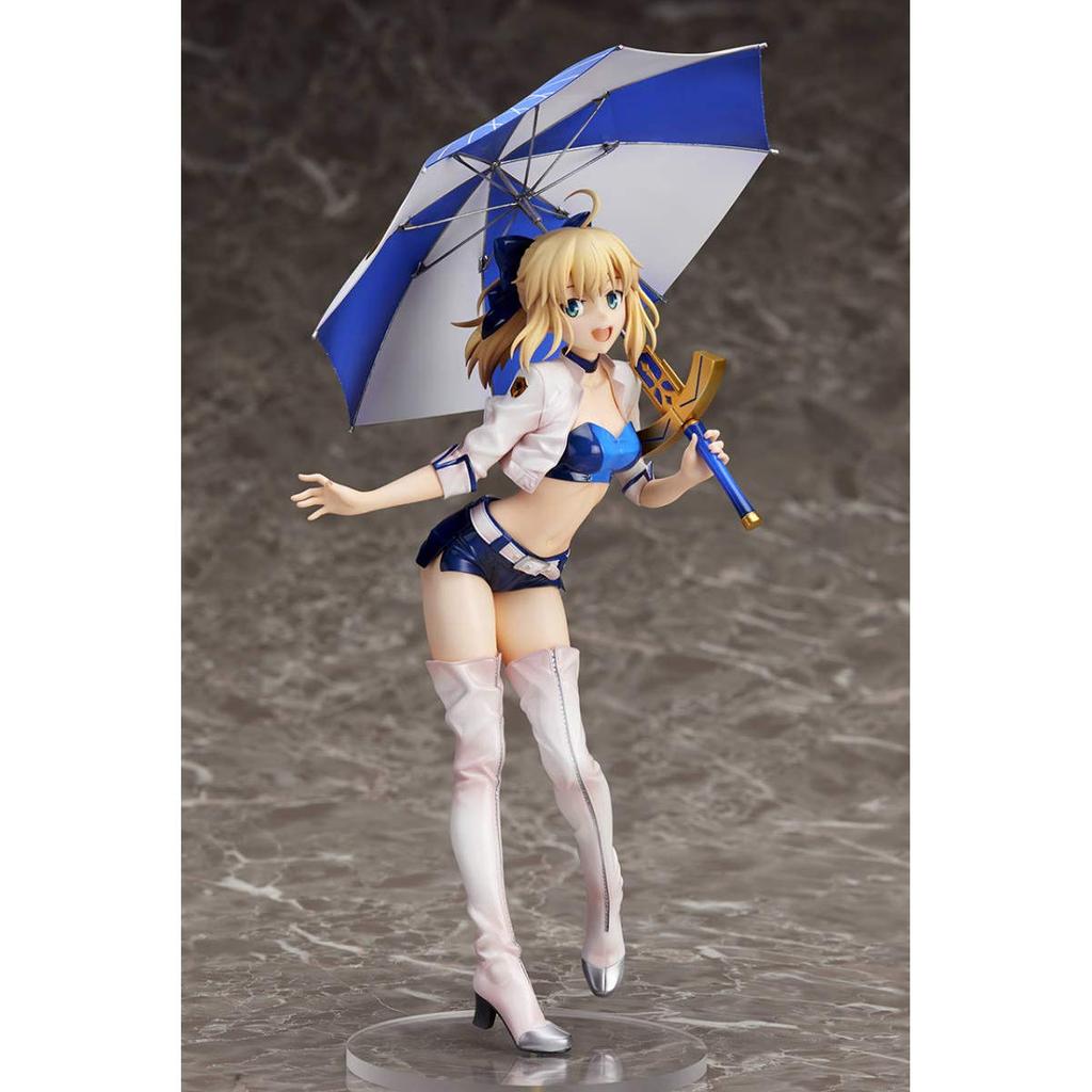 PLUSONE Saber RACING Scale Painted Complete Figure TYPE-MOON Ver. 1/7