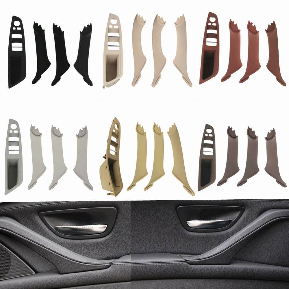 Left Hand For BMW 5 Series F10 F11 F18 Inner Handle Front Interior Door Panel Driver's Seat Button Switch Frame Storage