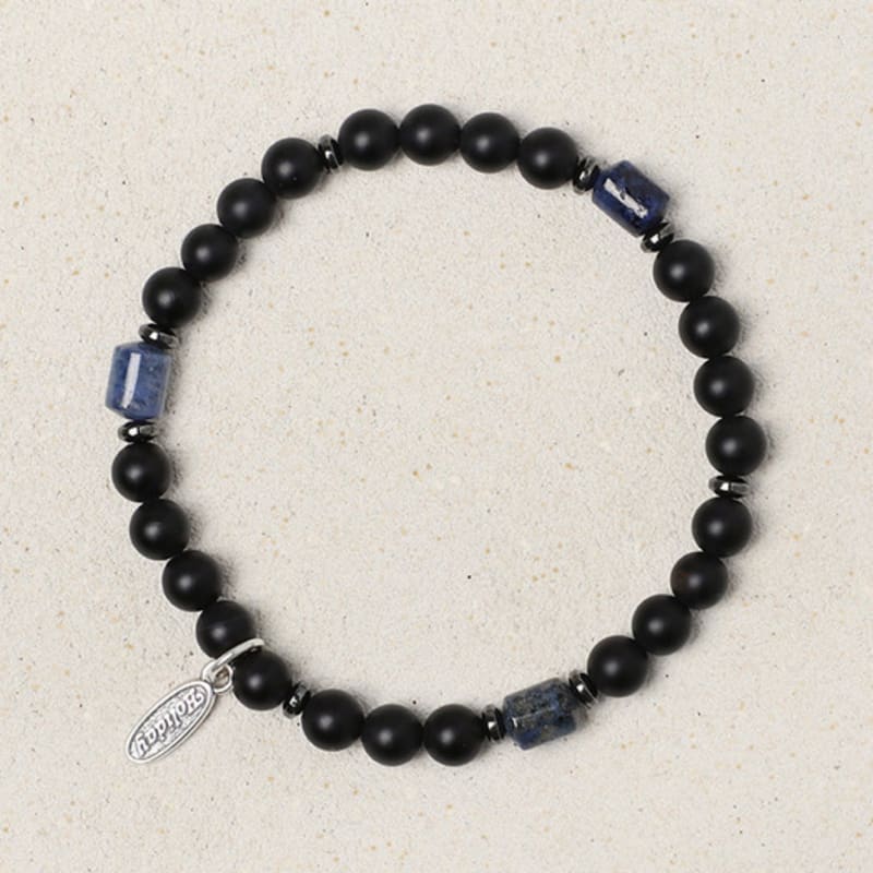 

HolidayVisitor Cylinder Point Stone Bracelet Black L