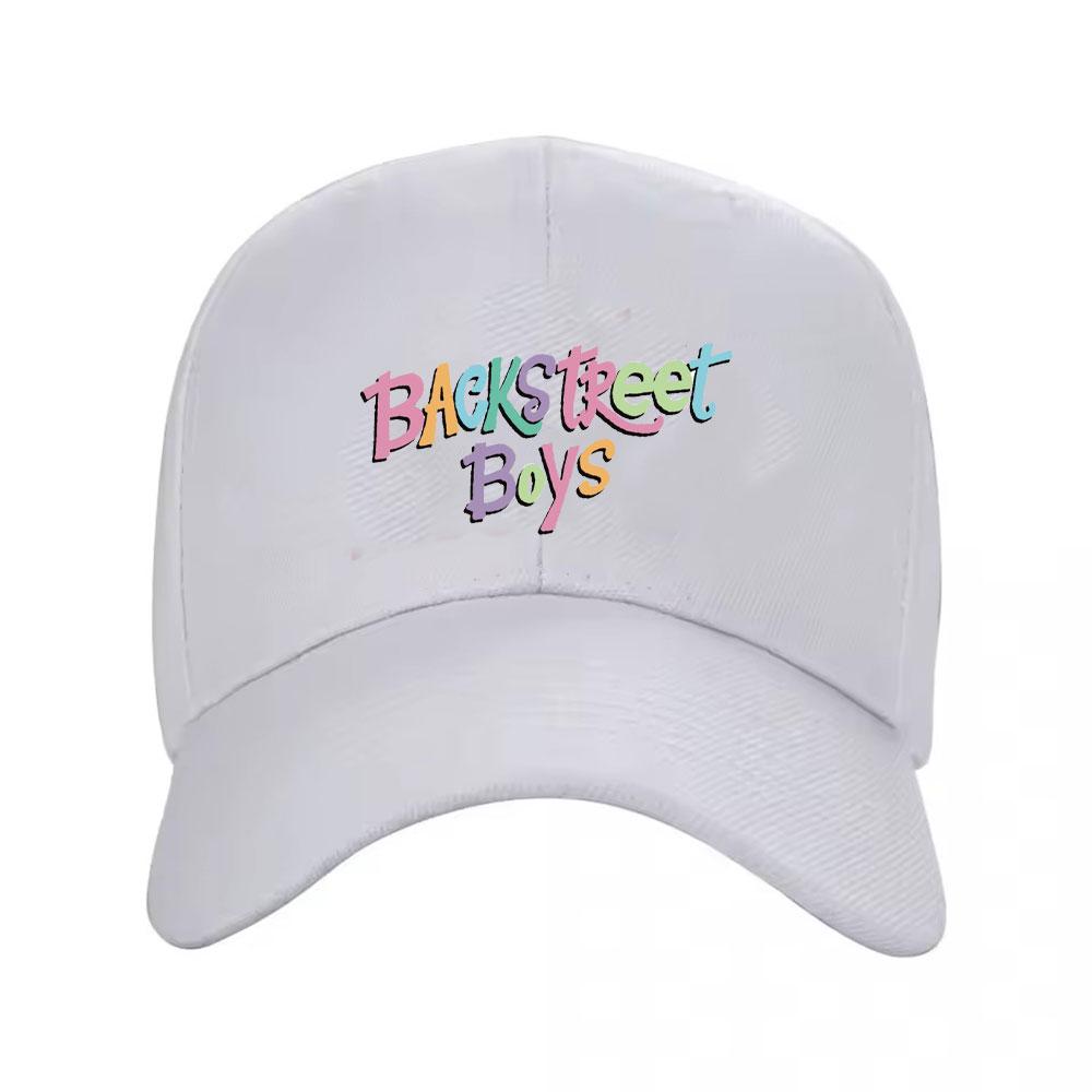 Backstreet Boys Letter Baseball Concert Cap Outdoor Retro Trucker Dad Hat Unisex Teens Casual Sunshade Snapback Polyester Cap