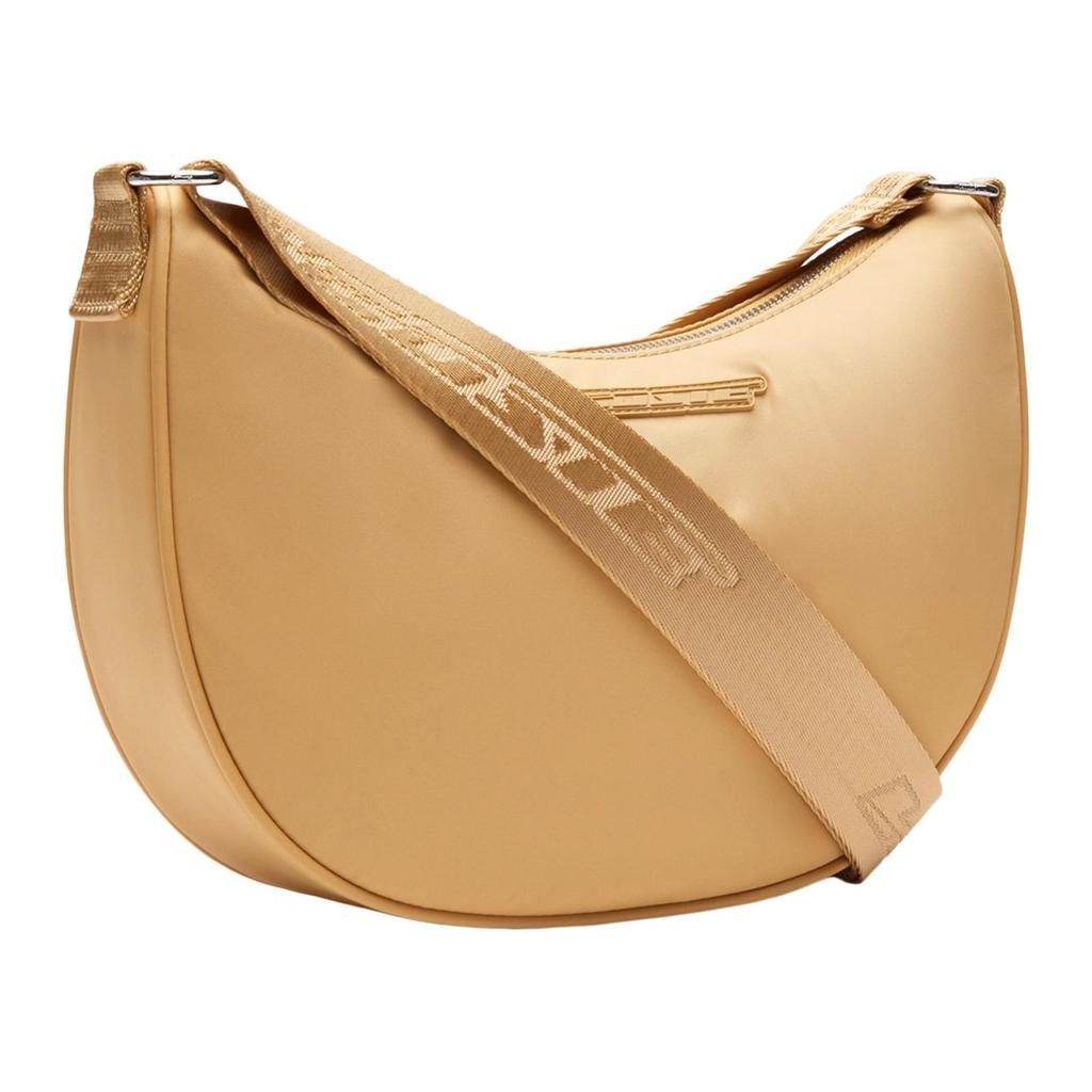 Lacoste Adjustable Shoulder Strap Fabric Crossbody Bag Women bags Khaki NF4176SG-M01