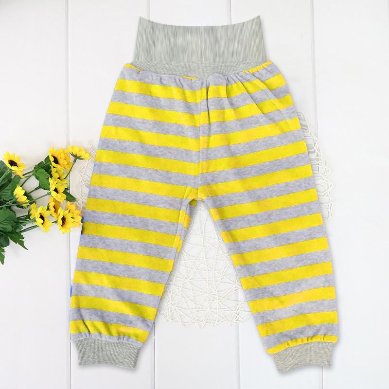 Kid Boy Dívčí Oblečení pro kojence Sametové Zimní Jarní Kalhoty Pruhované Dětské oblečení pro novorozence