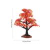 Maple Leaf Decoration Sturdy Plastic Tree Shape Ornament Small Garden Decor Sand Table Micro Landscape DIY Garden Decor