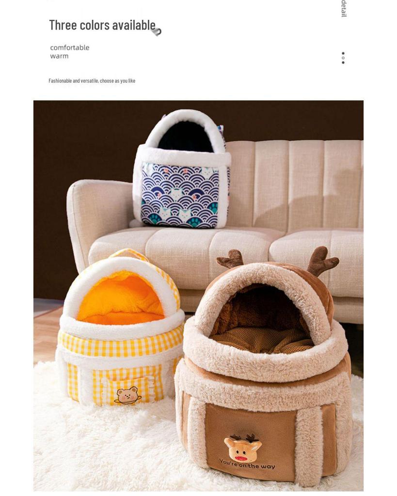 Portable Winter Warm Cat & Dog Backpack: Double Shoulder Pet Carrier