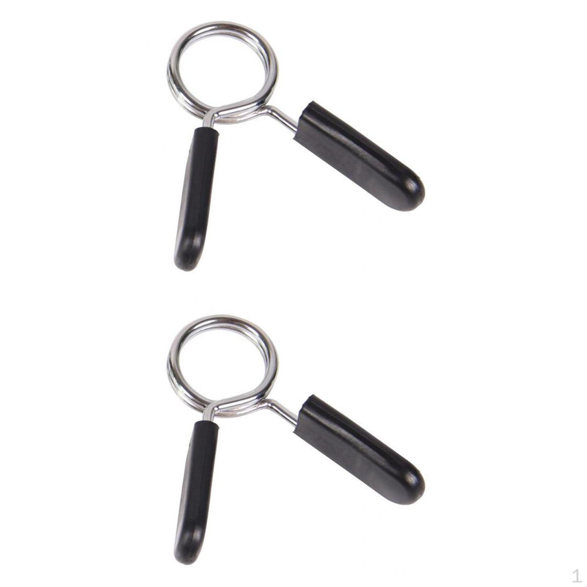 

Набор из 2 премиальных пружинных зажимов для штанги, стандартные зажимы для гантелей 1 для тренажерного зала