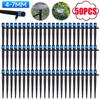 10-50PCS 360° Scattering Sprinkler Watering Dripper Device Garden Farming Flower Lawn Irrigation Nozzle Locked Connect 4/7mm Hos