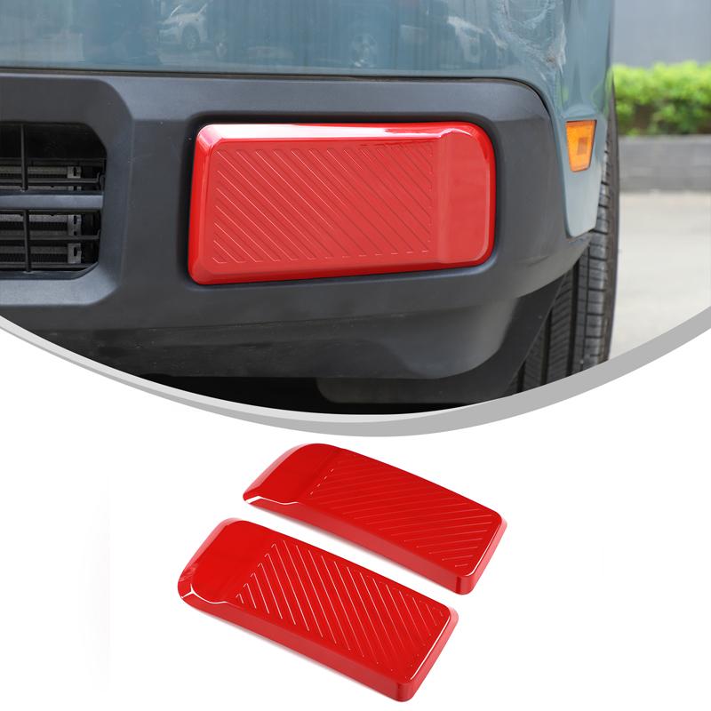 

For Ford Maverick 2026-223 ABS orange Car Front Bumper Strip Lip Spoiler Scratch Protector Trims Cover Sticker Car Accessories