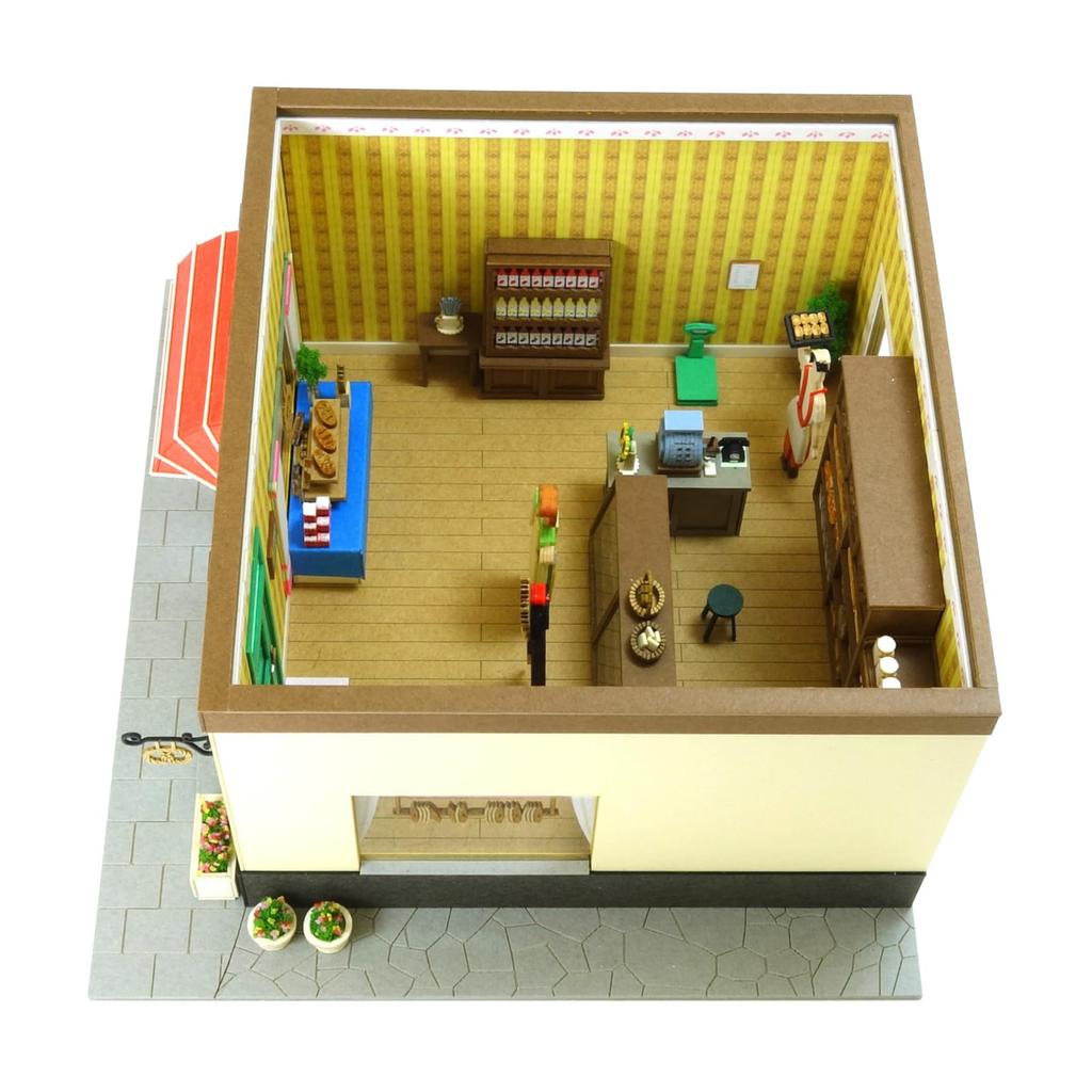 Sankei Studio Ghibli Series Delivery Service Goo Scissors Bread Shop Paper Craft Kiki's Kiki's Workplace, MK07-46