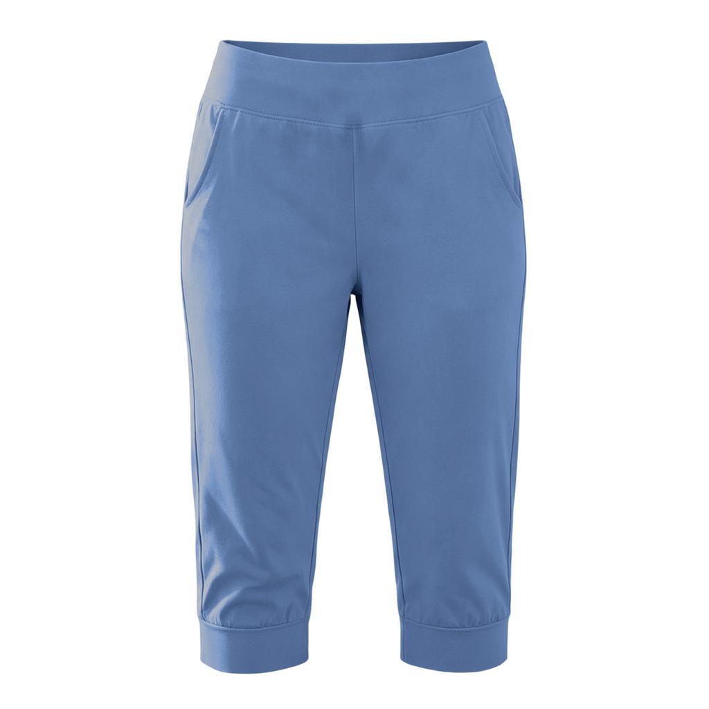 Women Stretch Capris Yoga Pants Elastic Waistband Soft Fabric Athletic Workout Cropped Trousers for Fitness and Activities
