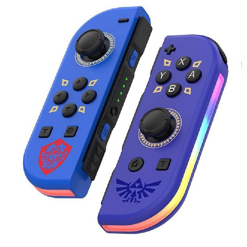 Colorful Rgb Light Switch Joycon Controller With Vibrant Vibration And Motion Sensitivity