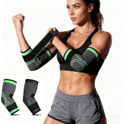 1Pc Arm Support Compression Sleeve Elbow Brace Support Protector For Weightlifting Arthritis Volleyball Tennis Arm Brace Bandage