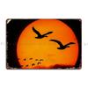 Amazing Sun Set Graphic Metal Sign Cinema Design Pub Personalized Painting Personalized Tin Sign Poster