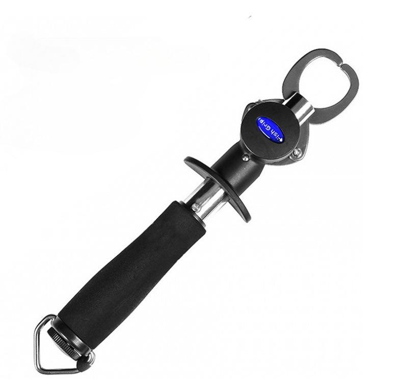 Fish Control Device Stainless Steel Belt Weighing with Ruler Fish Lock Fish Clamp Fish Catch Device Fish Clamp Fishing Gear