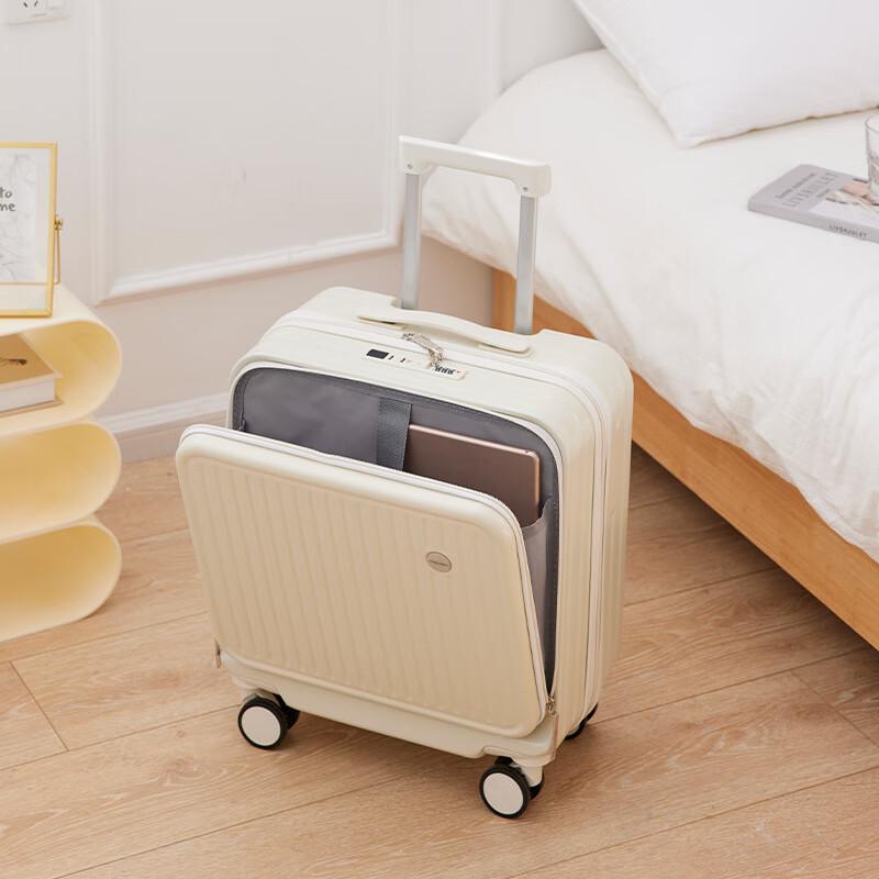 LIDU Front-Opening Carry-On Suitcase 18 inch