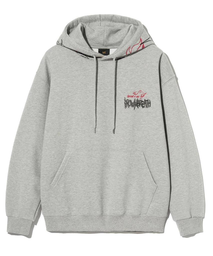 Spread It Out Hoodie - Melange Gray