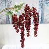New Arrival One Silk Wisteria Hanging Greenery Plant Artificial 6 Flower Strings Golden Shower Tree Branch for Wall Floral Decor