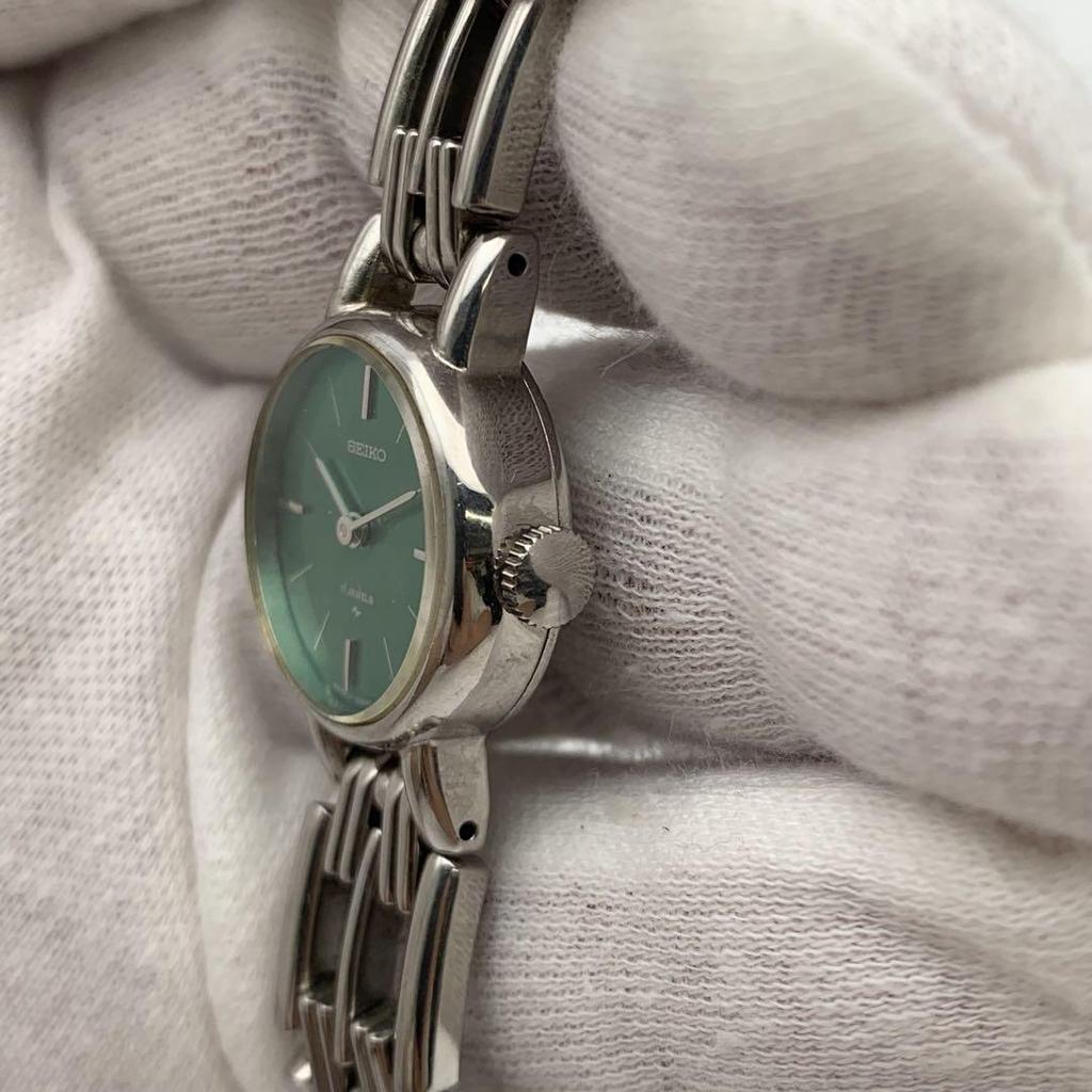 [USED] SEIKO watch green