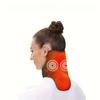 USB Heated Neck Support Portable Cervical Pain Relief Stable Pressure Relief for Home Office Driving