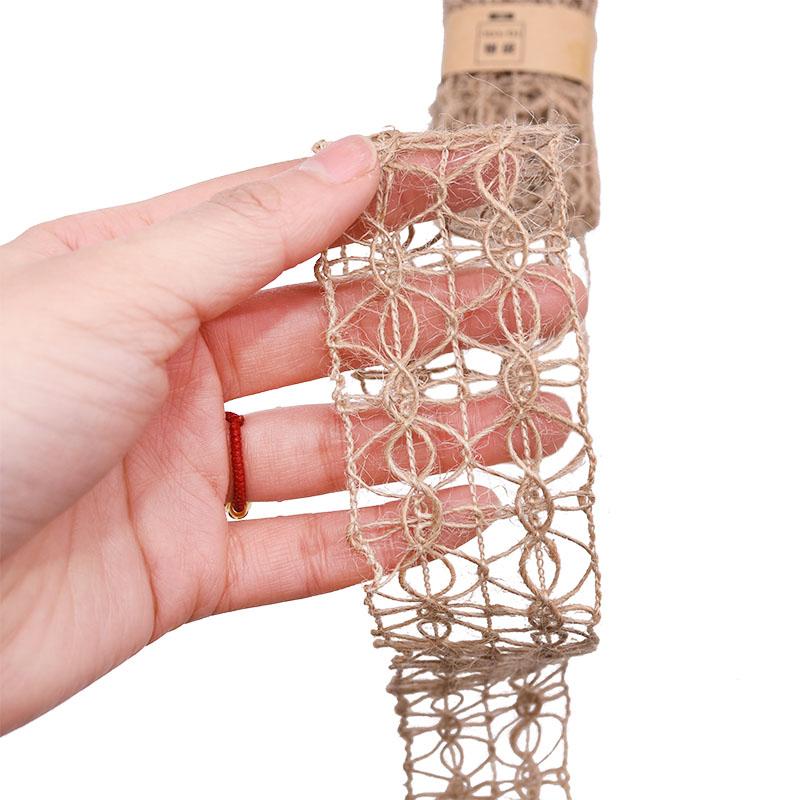 2M/Lot Natural Jute Burlap Ribbon Diy Gift Warrping Hemp Vintage Ribbon Festival Festival Decoration Party Crafts