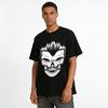 Minimalist Letter Print Casual Short Sleeve T-Shirt Unisex Loose Fit Basic Style Pure cotton T-shirt