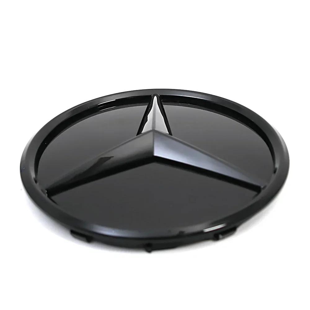 For Mercedes Benz W204 W245 X204 Class Front Grille Star Emblem Illuminated Logo Glossy Black and Chrome Silver Newest 3D Style BF1