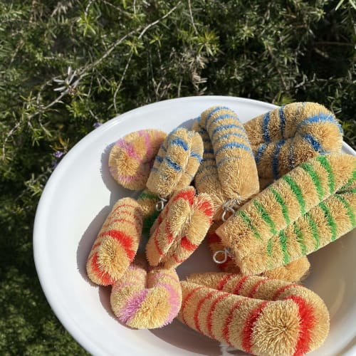 Kamenoko Tawashi Nishio Shoten Striped Mini Mini N Red