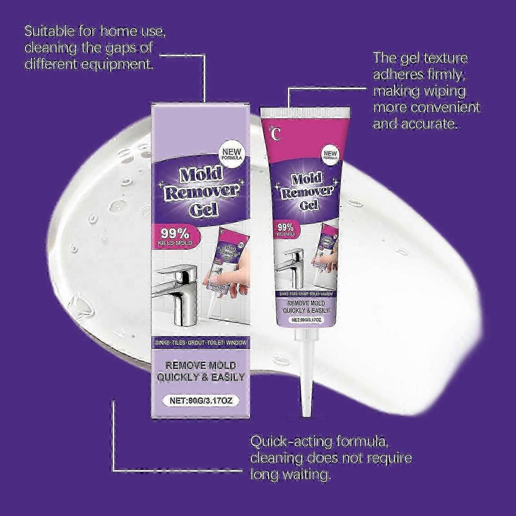 3x Mold Remover Gel, Clean Mould Remover Gel, Powerful Vexclean Cleaning Gel
