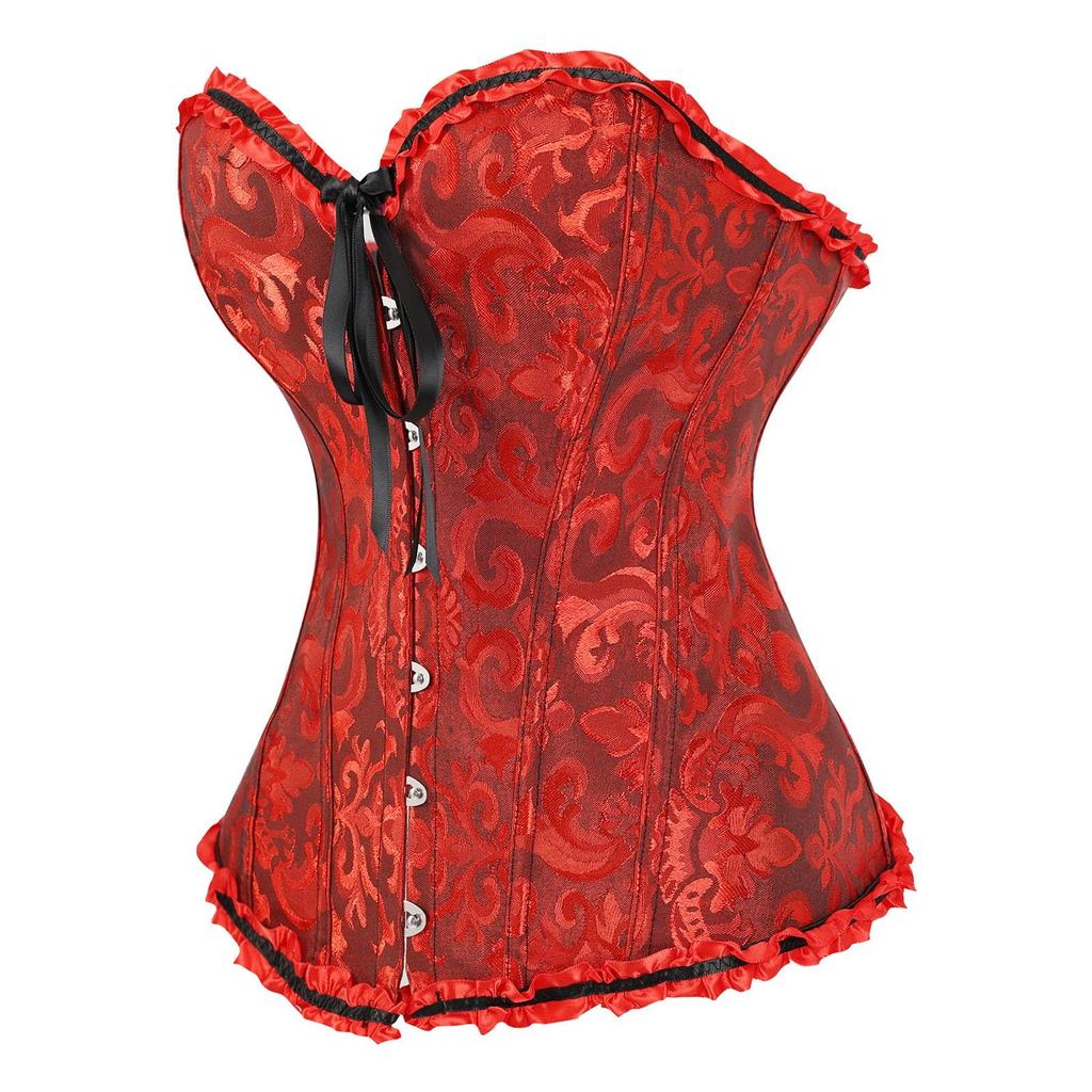 Top Corsetto Bustier con Lacci da Donna per Costume