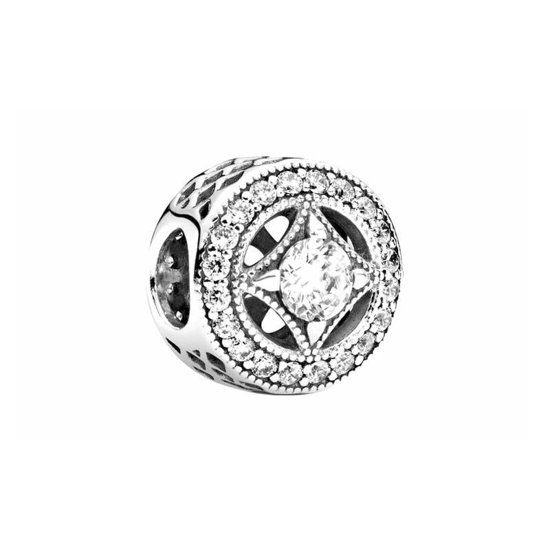 Pandora Retro Charm 925 Silver Pendant Women s 791970CZ