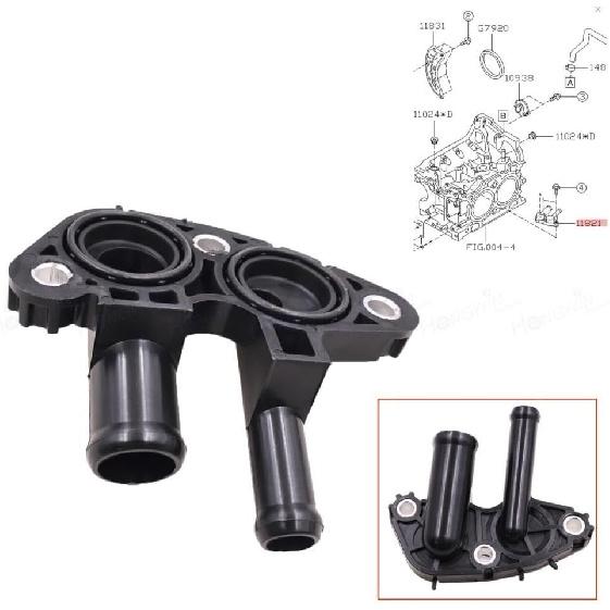 11821-AA660 Engine Coolant Thermostat Housing Compatible with Subaru BRZ 2013-2018 Crosstrek 2013-2018 Forester 2.5L Non-Turbo 2011-2018