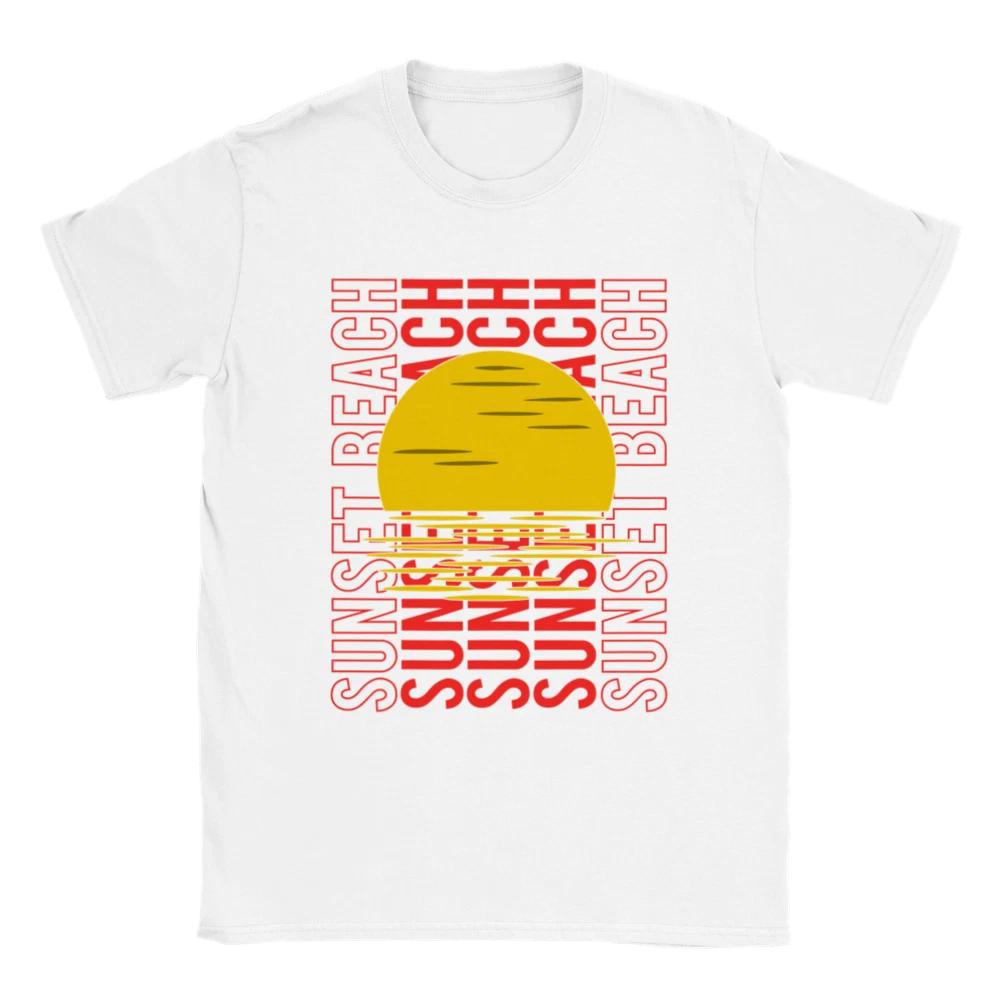 Sunset Beach - Unisex Crewneck T-shirt S