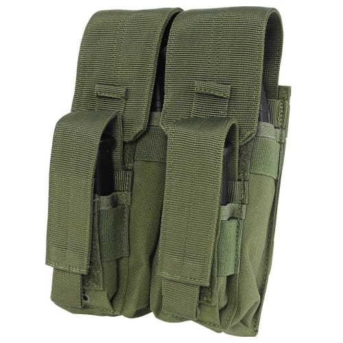 CONDOR MA71 Pistol & AK Mag Pouch, Double Kangaroo, Olive Drab