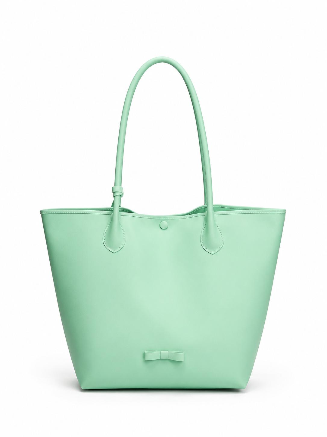 Colored Frosted Jelly Tote Bag for