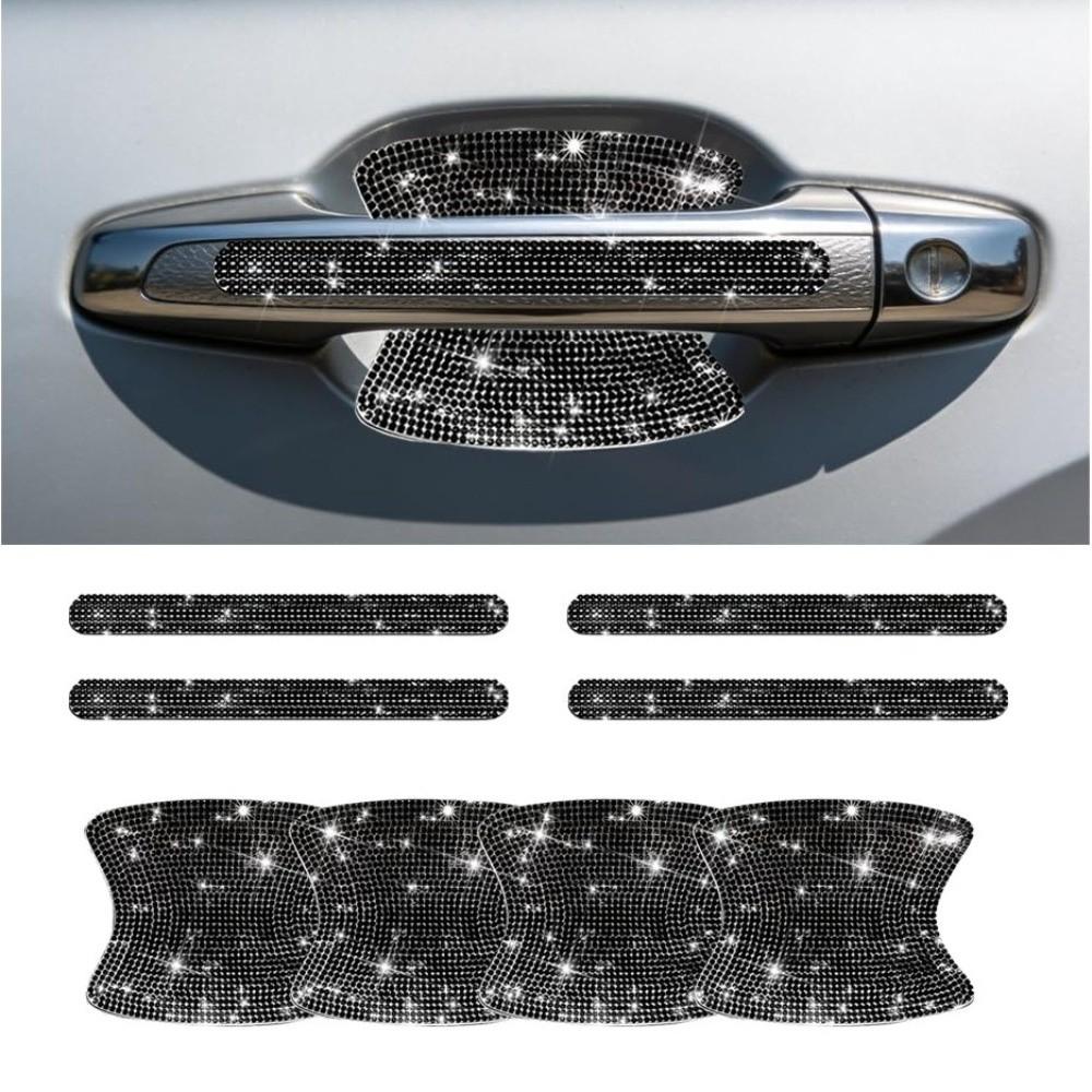 Scratch Resistant Vehicle Door Protector Bling Car Handle Decals  For Auto Accessories