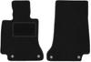 Front Mats Black For: Mercedes C W205 Cabrio, Coupe (2015-)
