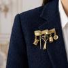 Zinc Zinc Alloy Sewing Supplies Brooch DIY Lapel Pin Clothing Accessory Metal Corsage Ornament  Office
