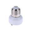 1Pc Universal E27 Abs Us/Eu/Au Plug Conector Suporte de Lâmpada Luminária Base de Lâmpada Adaptador de Parafuso Soquete de Lâmpada Portátil Branco