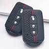 Silicone Key Cover for Nissan 3 Button Smart Key, Fits Nissan Qashqai X-Trail Juke Pathfinder Navara, Shockproof Key Fob Holder, Protective Accessory