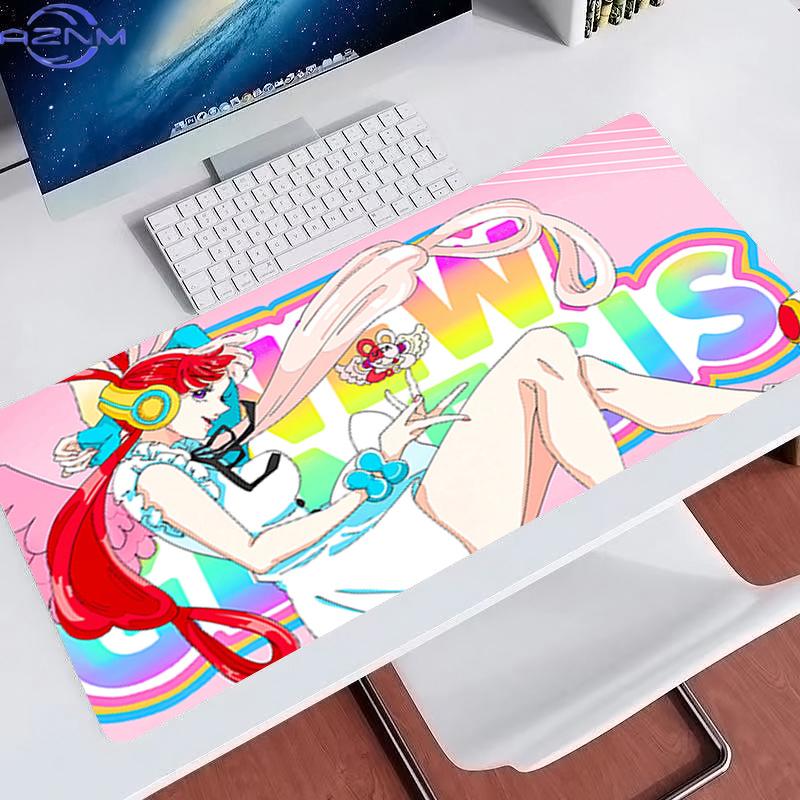 Colorful Mouse Pad Laptop Computer Gamer Desk Mat Anime E-sports Mousepad Large Gaming Keyboard Pad One Piece Uta Cute Mausepad