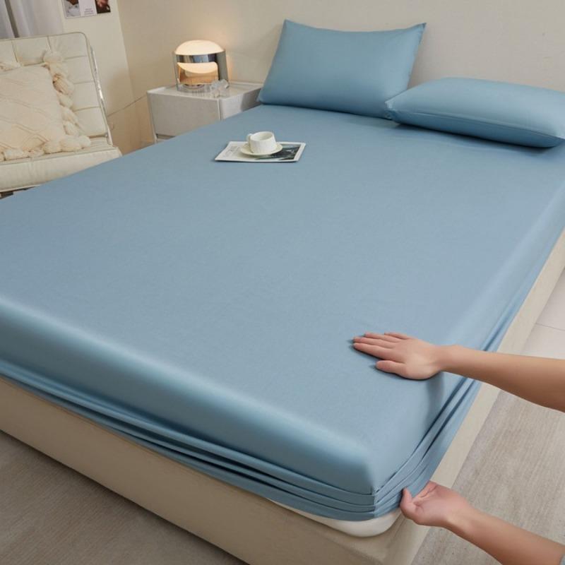 

Новый Чистый хлопок матрас цельный пылезащитный чехол хлопковый чехол для матраса Simmons матрас всесторонний защитный чехол 90x200 + 20cm single bed hat персидский голубой