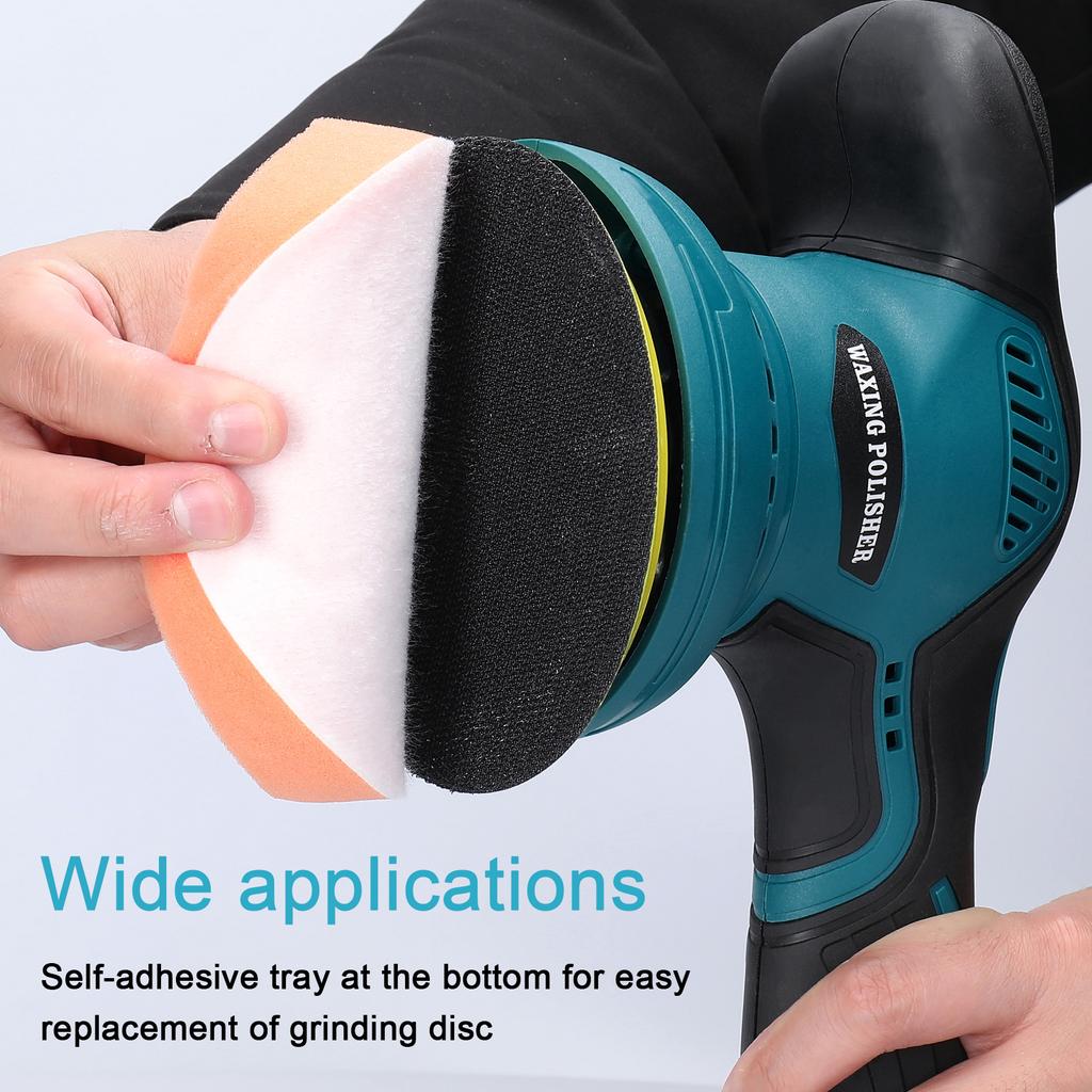 Cordless Eccentric Car Polisher 8 Gears of Speeds Adjustable Electric Auto Polishing Machine