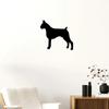 Boxer Breed Dog Metal Wall Sign – Stylish Dog Silhouette Wall Décor, Indoor/Outdoor Artwork and Hanging Wall Art