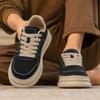 Shoes autumn new thick-soled heightening casual shoes black board shoes low-top lace-up sneakers