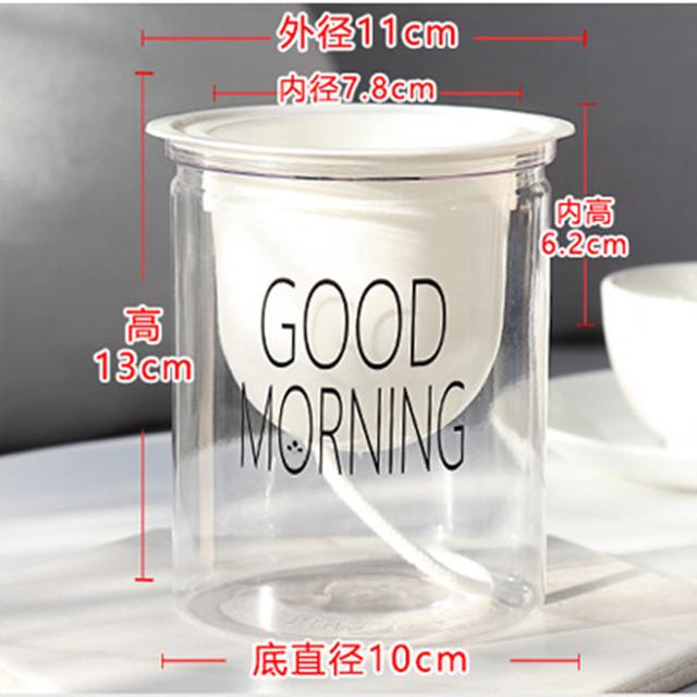 Lazy Flower Pot Automatic Water-Absorbing Flowerpot Transparent Plastic Self Watering Planter Plants Nursery Pods Flower Pot FU