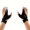 Portable LED Flashlight Gloves – Breathable and Luminous Gloves, Cool Fingertip Luminous Gloves (battery Powered).
