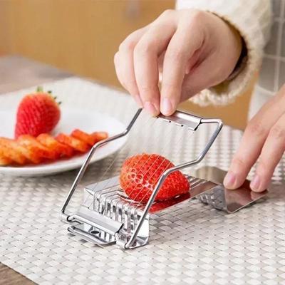 Stainless Steel Wire Egg Slicers Household Kitchen Multifu Egg Cutter Egg Slicer For Hard Convenient Home Supplies Cooking Tools