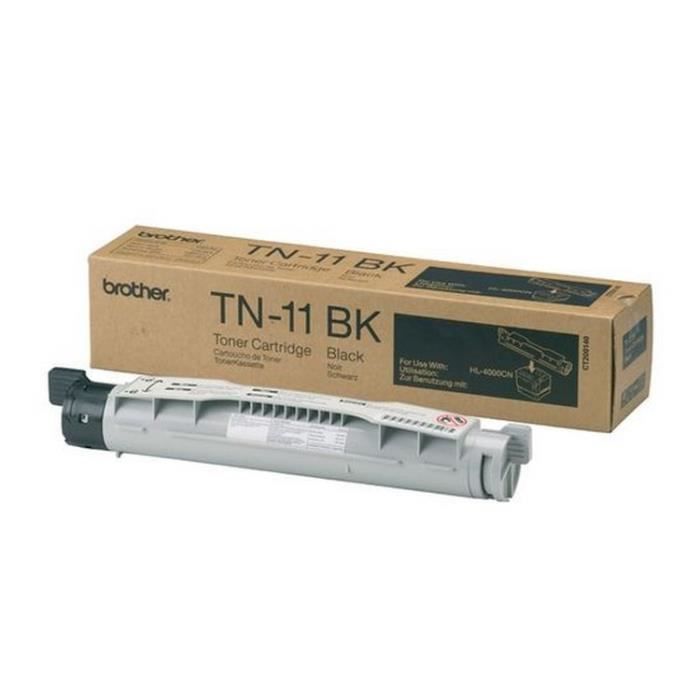 Cartouche de toner Brother TN-11BK Noir - Compatible HL-4000CN - Rendement 8500 pages