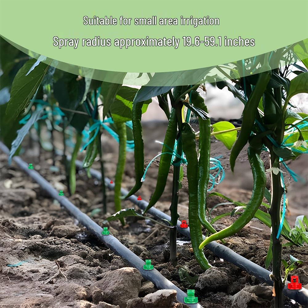 Multi-Angle Drip Irrigation Sprinkler: 90/180/360° Atomizing Nozzle for Fruit Trees