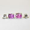 8.95 Ct Natural Pink Sapphire Oval Cut Earring 925 Sterling Silver