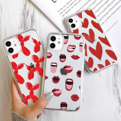 Animation Schönes Telefon für Iphone 14 12 Mini 6s Plus XS Pro 7 XR 11 X Max 6 8 13 Weiches Silikon Silizium gerade Hülle Abdeckung